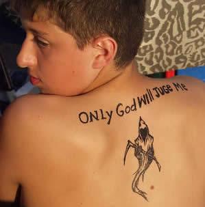 only god will juge me