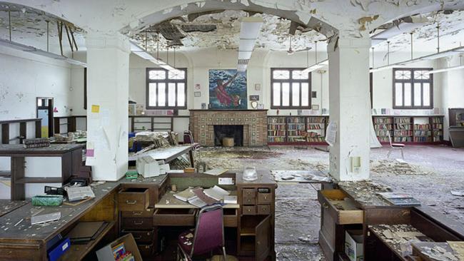 the st christopher house, ex-public library in detroit