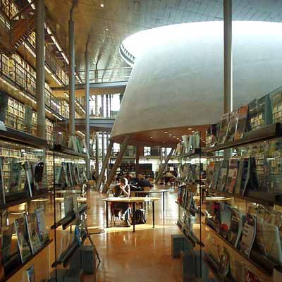 central library, university of technology, delft, netherlands
