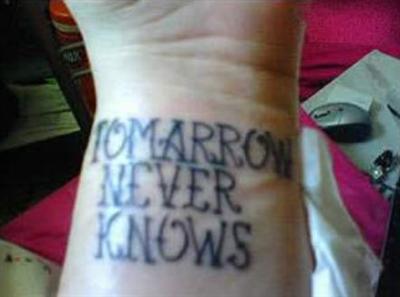 tomarrow never knows
