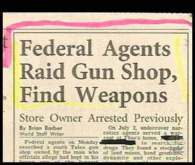 federal agents raid gun shop, find weapons
