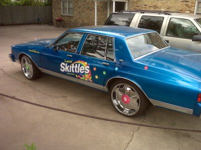 skittles car