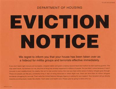 eviction notice pink