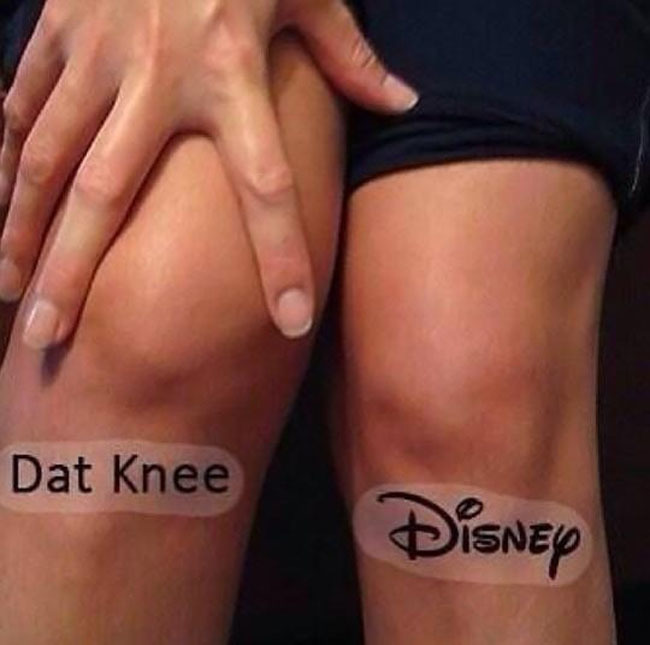 my knees