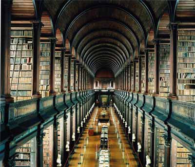 the trinity college library, aka “the long room,” dublin, ireland