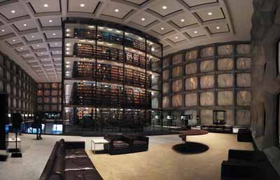 beinecke rare book and manuscript library, yale university, new haven, ct