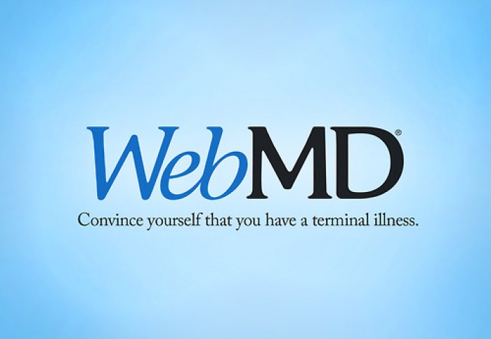 webmd - convince yourself that you have a terminal illness