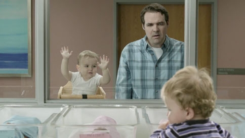 new e*trade baby game day commercial - fatherhood
