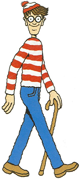 waldo is in my basement locked up, you'll never find him