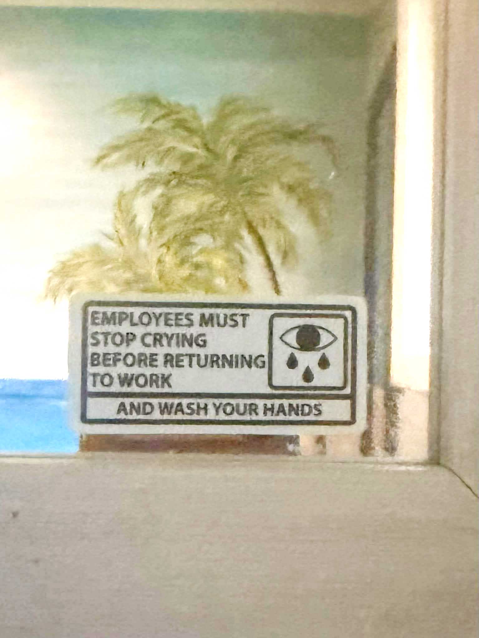 employees must stop crying