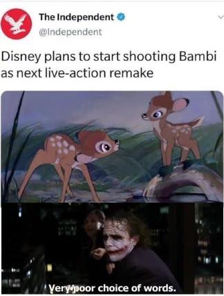 disney plans to start shooting bambi as next live action remake